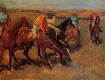 Edgar Degas : Before the Race